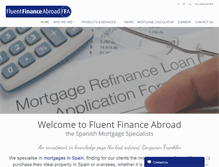 Tablet Screenshot of fluentfinanceabroad.com